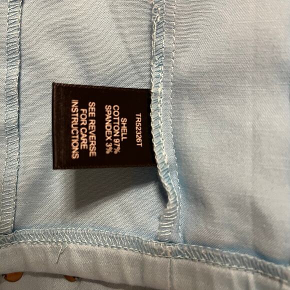 Ark & CO Sexy Studded Zip Crop Top in Blue Size Large - Picture 7 of 7